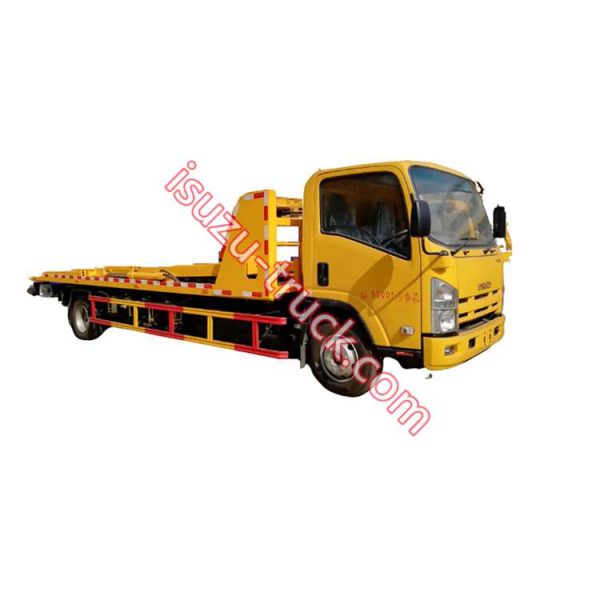 ISUZU flatbed towing truck shows on www.isuzu-truck.com
