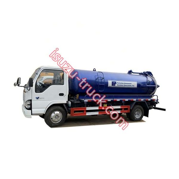 ISUZU vacuum suction truck shows on www.isuzu-truck.com