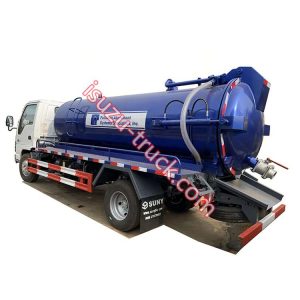 ISUZU sewage tank truck shows on www.isuzu-truck.com