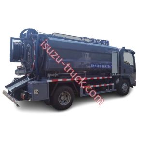ISUZU sewage suction truck