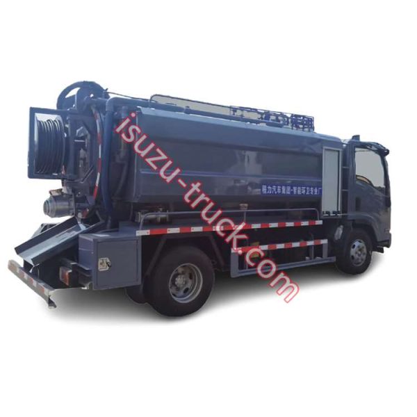ISUZU sewage suction truck