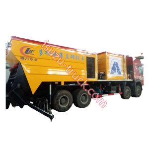 ISUZU bitumen and gravel synchronous sealing truck