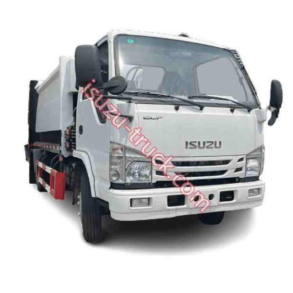 ISUZU trash compactor truck named ISUZU compactor garbage truck,refuse compacting truck,waste garbage compactor delivery vehicle shows on www.isuzu-truck.com