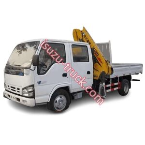 ISUZU 4x2 truck with crane for sale shows on www.isuzu-truck.com