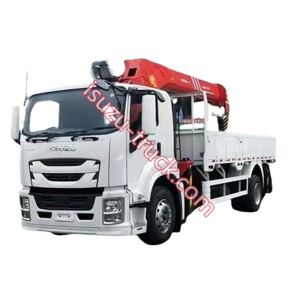 ISUZU GIGA truck mounted crane, display on www.isuzu-truck.com