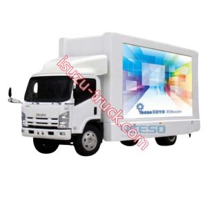 700P ISUZU billboard truck with full color three side LED screen shows on isuzu-truck.com