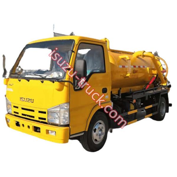 ISUZU sewage suction minitruck shows on isuzu-truck.com