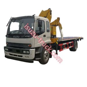 ISUZU boom crane tow truck is here