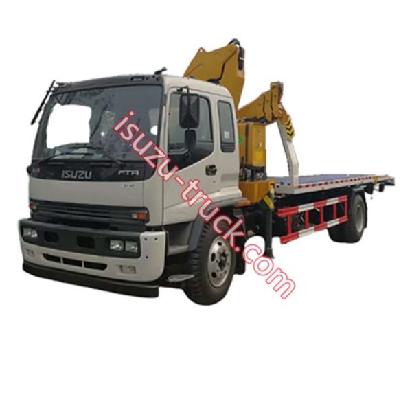 ISUZU boom crane tow truck is here