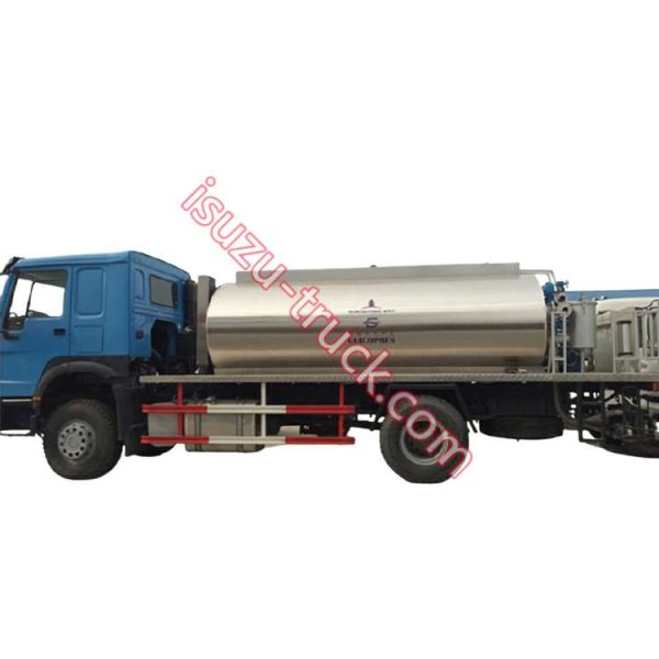 HOWO  road construction asphalt truck ,HOWO asphalt tank truck shows on www.isuzu-truck.com