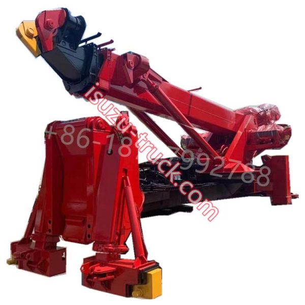 rotate 50T rotator wrecker body shows on www.isuzu-truck.com