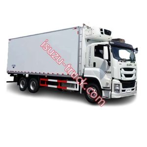 10wheelers ISUZU refrigerated transport truck,freezer loading vehicle truck shows on www.isuzu-truck.com