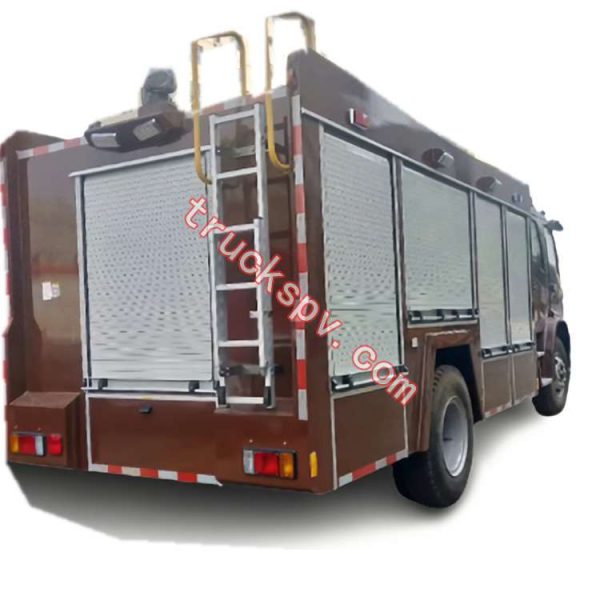 ISUZU water fire fighting truck shows on www.isuzu-truck.com