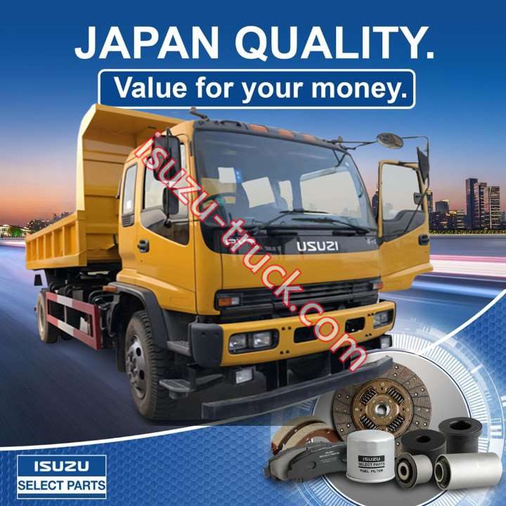 ISUZU dump truck, dumper, tipper shows on www.isuzu-truck.com