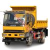 ISUZU dumper transport vehicle. shows on www.isuzu-truck.com