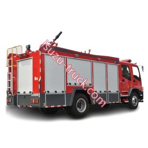ISUZU Appliance carrying fire truck shows on www.isuzu-truck.com