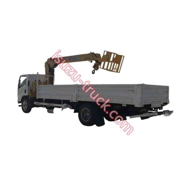 SUZUk straight arm crane lorry shows on www.isuzu-truck.com