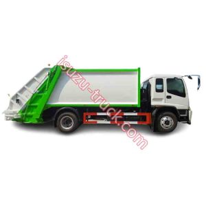 ISUZU FTR compacted refuse transport truck shows on www.isuzu-truck.com