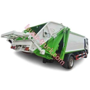 ISUZU compacted garbage truck shows on isuzu-truck.com