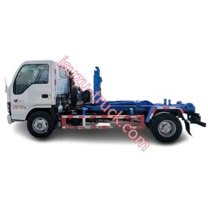 made in china 3tons to 5tons loading capacity ISUZU skip loading trash truck shows on isuzu-truck.com