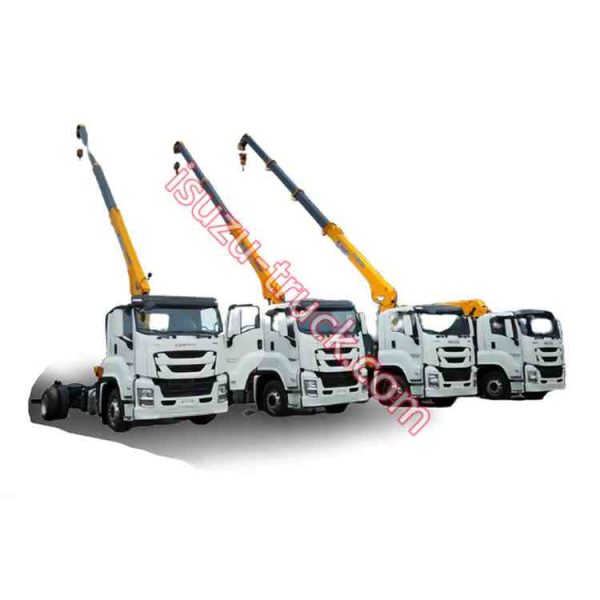 25tons loading capacity crane truck shows on isuzu-truck.com
