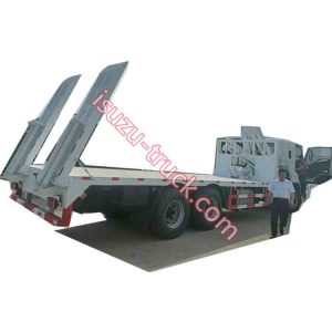 14tons crane platform with hydraulic ladder truck shows on isuzu-truck.com