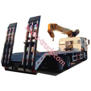 ISUZU GIGA truck mounted 14tons straight arm crane shows on isuzu-truck.com
