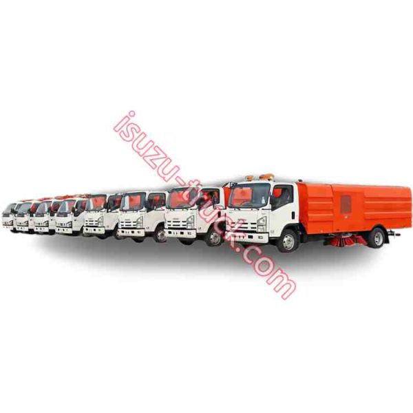 10sets street sweeper use famous ISUZU brand chassis made in china ready to go shows on isuzu-truck.com