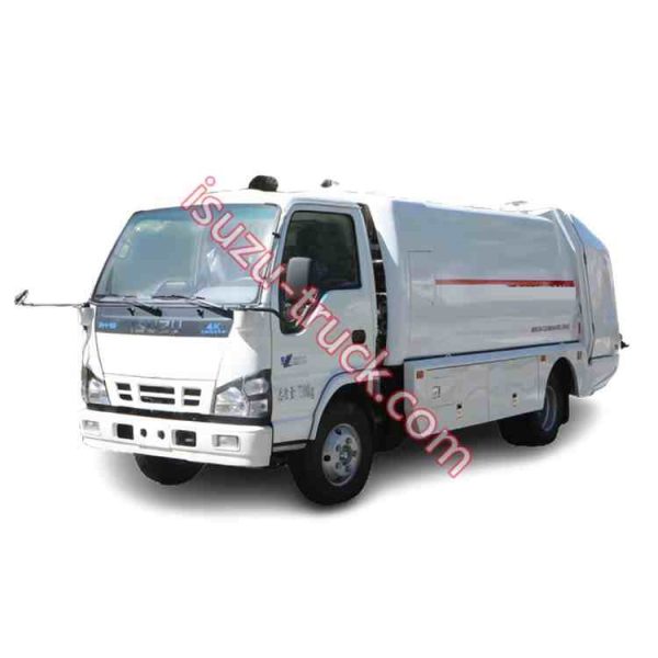 100P elf air condtion compression type ISUZU  sanitation garbage truck. shows on isuzu-truck.com