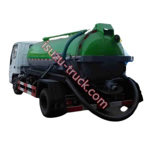 ISUZU clean sewage tanker truck shows on isuzu-truck.com