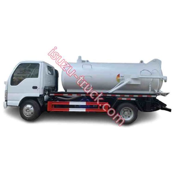  ISUZU Sewage vacuum tank which exported to africa shows on isuzu-truck.com