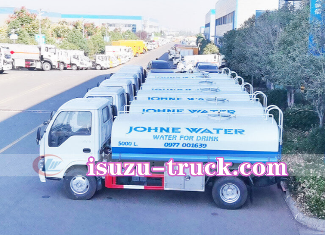 left hand drive with air condtion water bowser shows on isuzu-truck.com