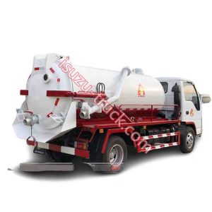 ISUZU sewage vacuum tanker shows on isuzu-truck.com