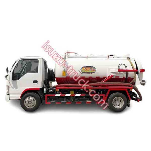ISUZU suction sewage trucks shows on isuzu-truck.com