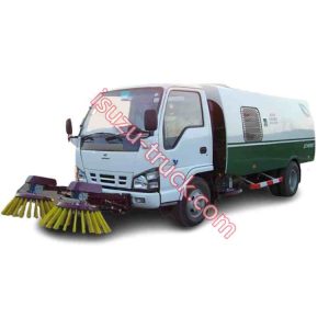 ISUZU vacuum sweeper car shows on isuzu-truck.com