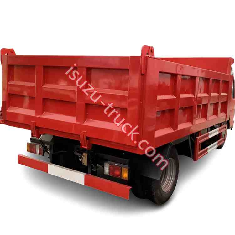 5tons tipper truck colour red shows on isuzu-truck.com