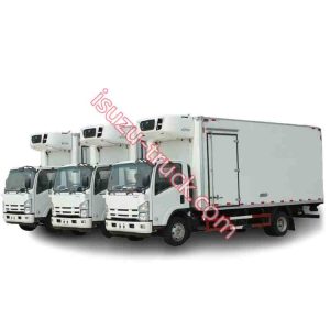 left hand drive refrigerated van exported to chile shows on isuzu-truck.com
