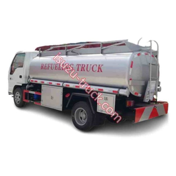 gray color fuel transport tank truck which exported to africa ghana shows on isuzu-truck.com