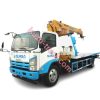 blue and white color road rollback crane wrecker which exported to panam shows on isuzu-truck.com