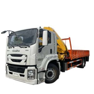 isuzu truck mounted boom crane