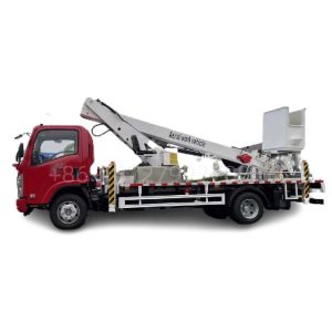 isuzu 4x2 high paltform working truck