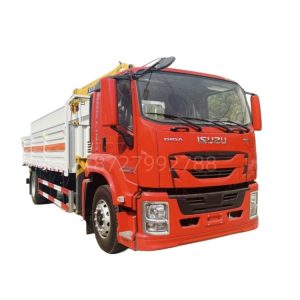 isuzu cargo crane truck