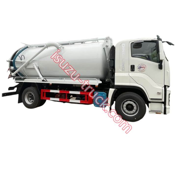 left hand drive ISUZU sewer suction truck finished already ,ready to send to port 