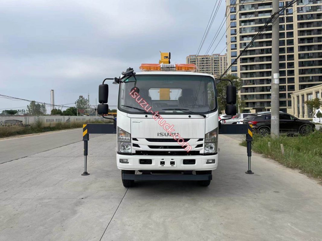 isuzu wrecker mounted crane 