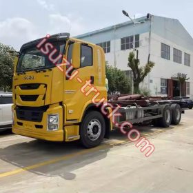 ISUZU hook lift garabage truck