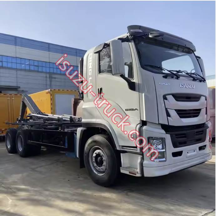 ISUZU hook arm garbage truck