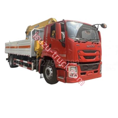 ISUZU truck mounted crane