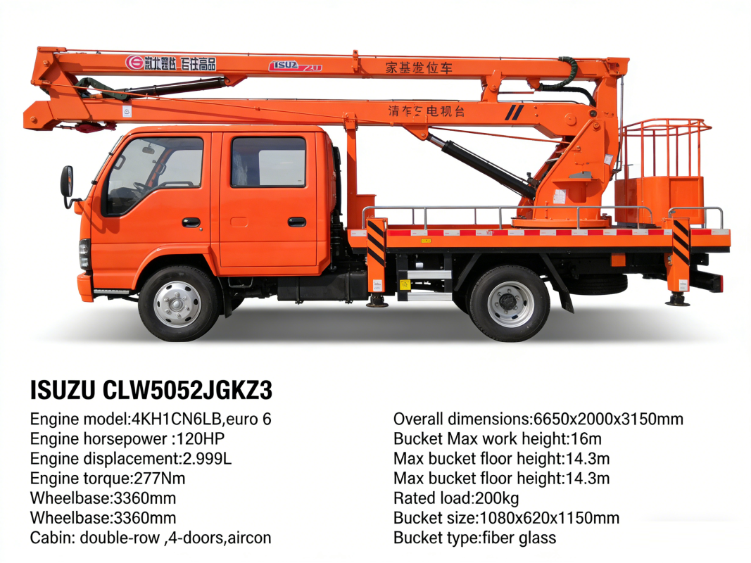 ISUZU Articulating Boom Aerial Work Platform truck