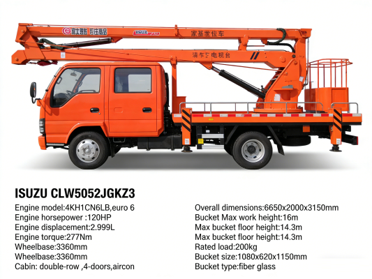 ISUZU Articulating Boom Aerial Work Platform truck